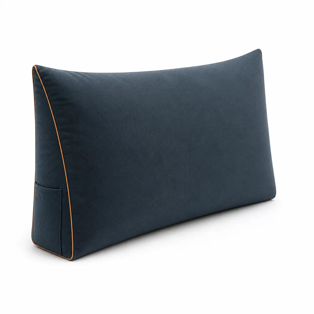 Large Rectangular Cotton Plush Bed and Sofa Pillow