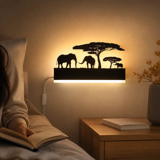 Scenic Panel Plug-In With Switch LED Wall Light (38 x 22 cm)