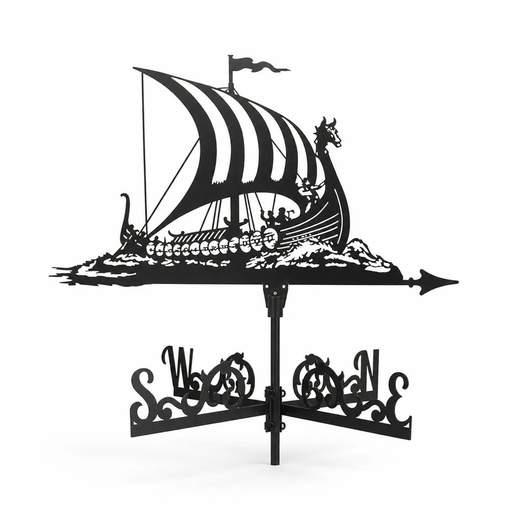 Stainless Steel Garden Figurine Top Weather Vane