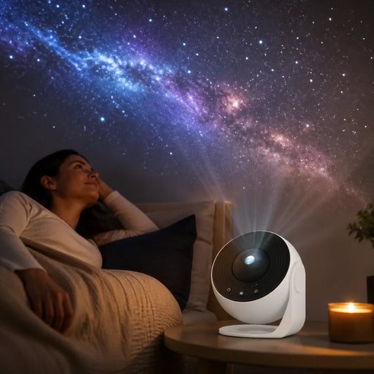 Adjustable Brightness And Color Galaxy Projector Night Light (13 Projection Modes)