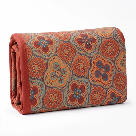 All-Season Reversible Cotton Petal Flower Quilt