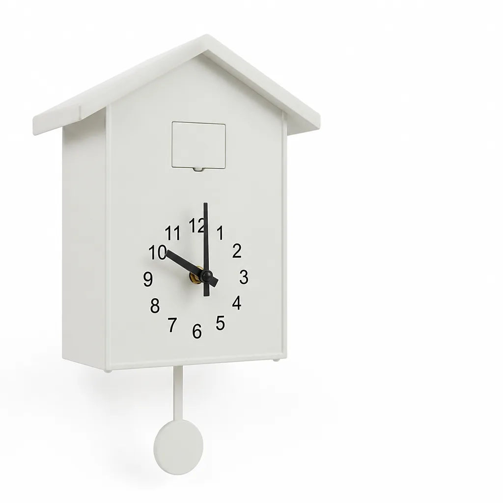 Contemporary Quartz Cuckoo Wall Clock (Night-Silenced Chime)