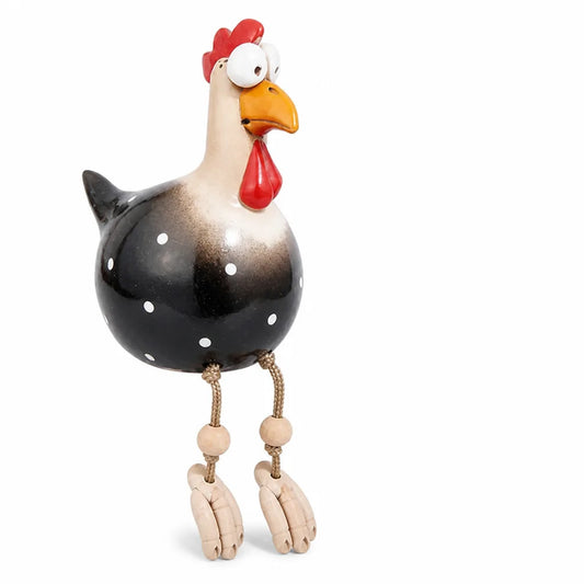 Large Big-Eyed Weatherproof Garden Chicken Statue