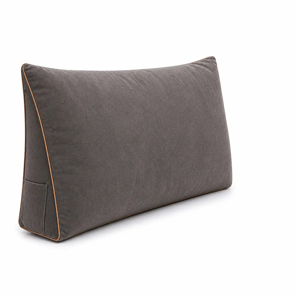 Large Rectangular Cotton Plush Bed and Sofa Pillow