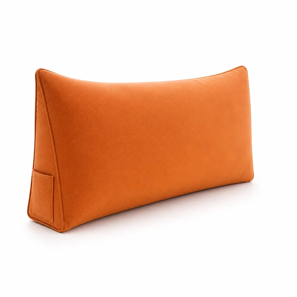 Large Rectangular Cotton Plush Bed and Sofa Pillow