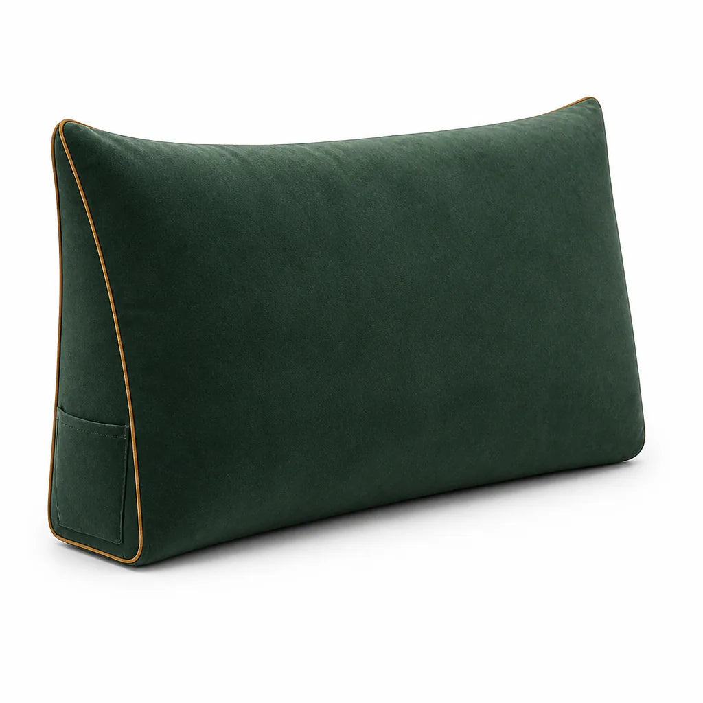 Large Rectangular Cotton Plush Bed and Sofa Pillow