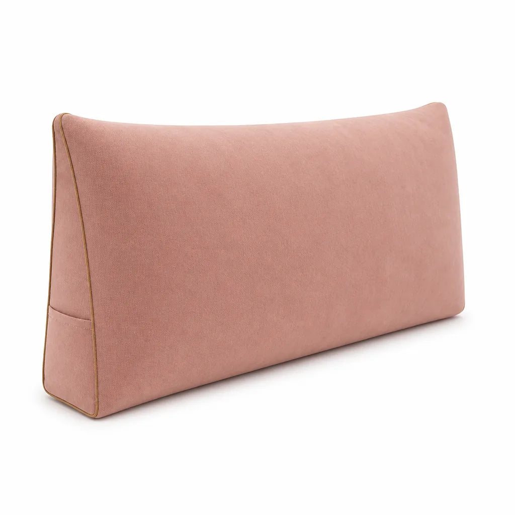 Large Rectangular Cotton Plush Bed and Sofa Pillow