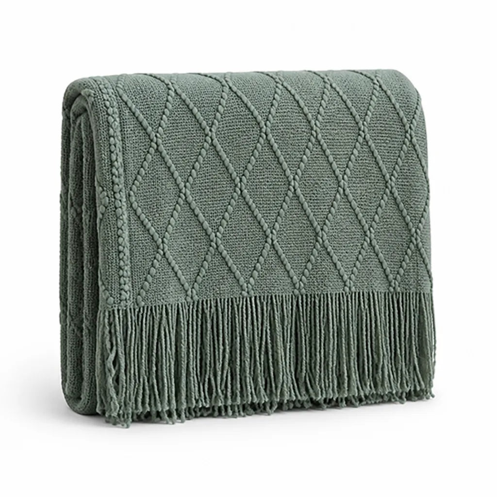 Nordic Diamond Breathable Throw Blanket