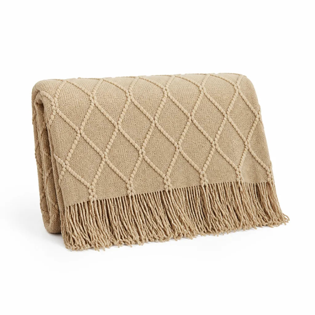 Nordic Diamond Breathable Throw Blanket