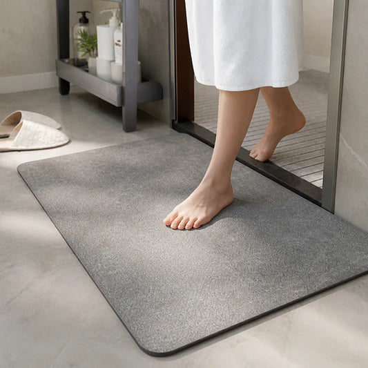 Quick-Drying Bath Mat with Non-Slip Backing