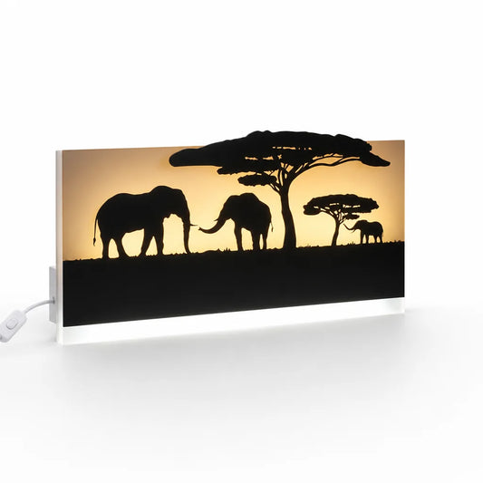 Scenic Panel Plug-In With Switch LED Wall Light (38 x 22 cm)