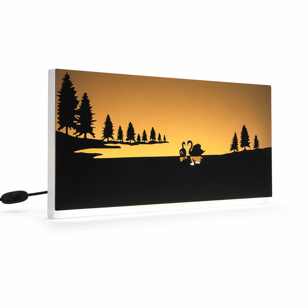 Scenic Panel Plug-In With Switch LED Wall Light (38 x 22 cm)
