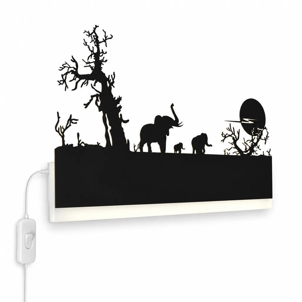 Scenic Panel Plug-In With Switch LED Wall Light (38 x 22 cm)