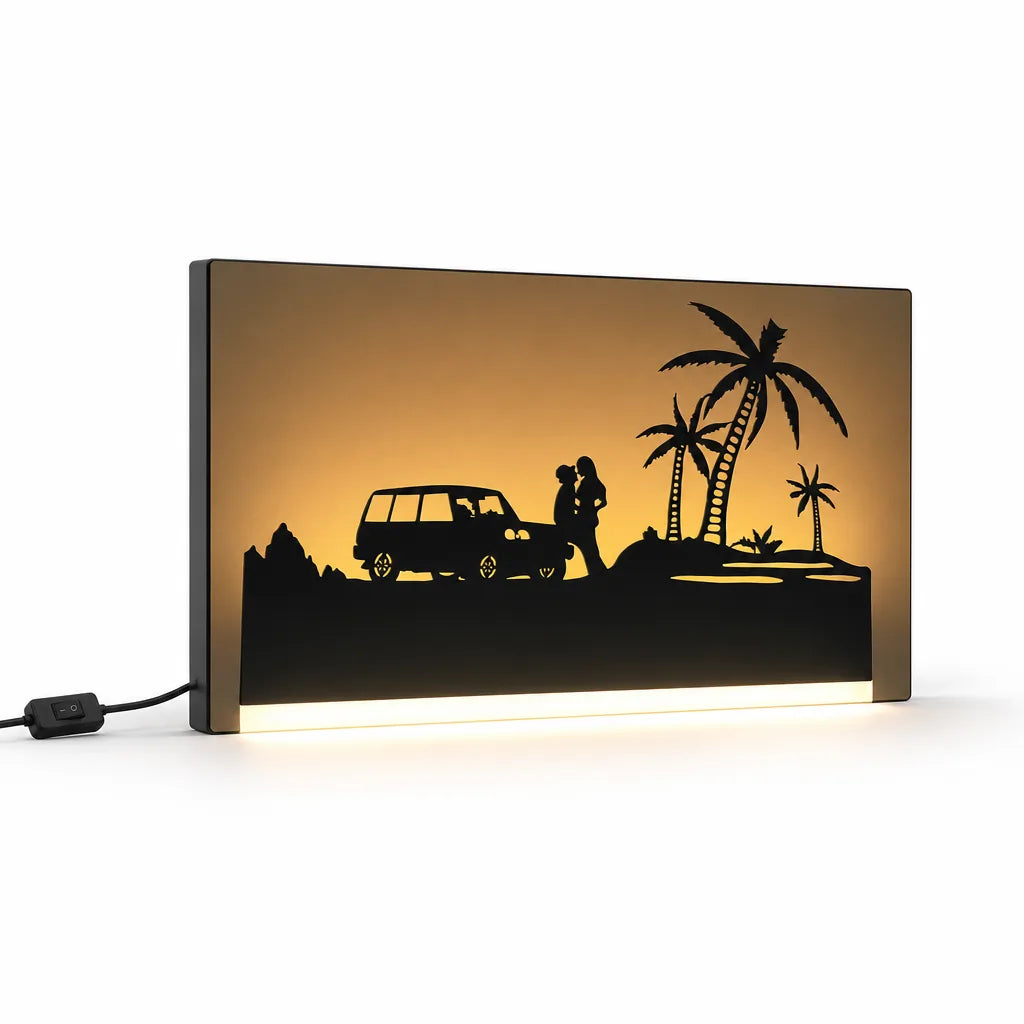 Scenic Panel Plug-In With Switch LED Wall Light (38 x 22 cm)