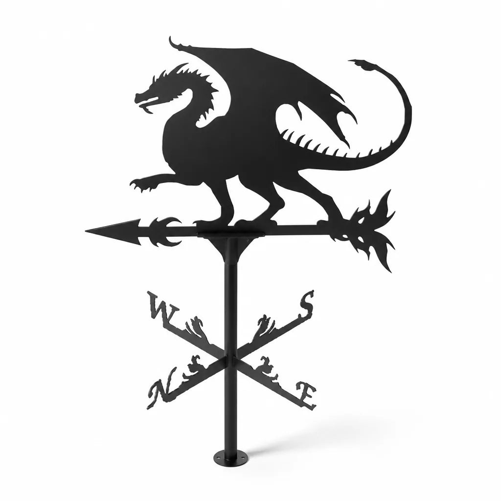 Stainless Steel Garden Figurine Top Weather Vane