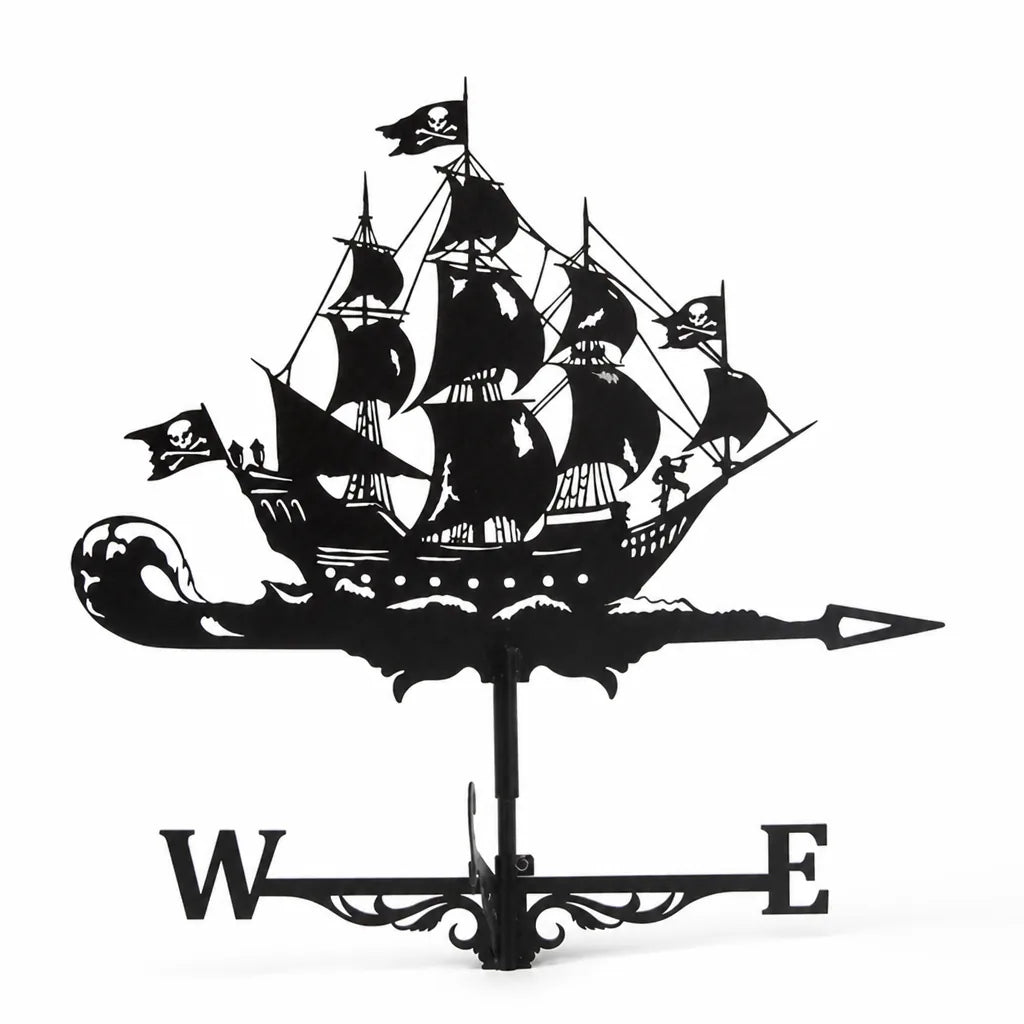 Stainless Steel Garden Figurine Top Weather Vane