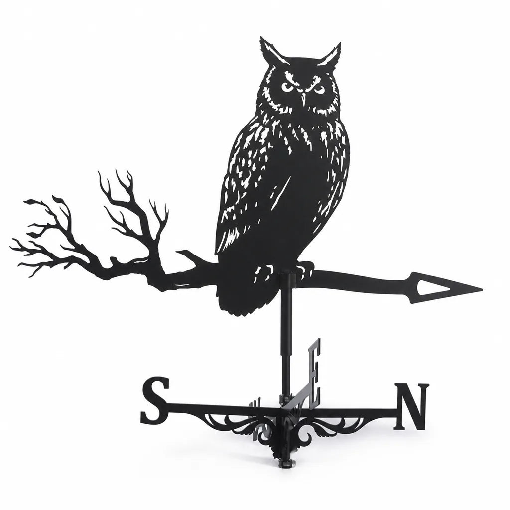 Stainless Steel Garden Figurine Top Weather Vane