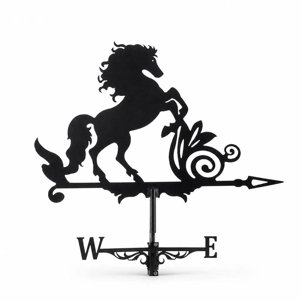 Stainless Steel Garden Figurine Top Weather Vane