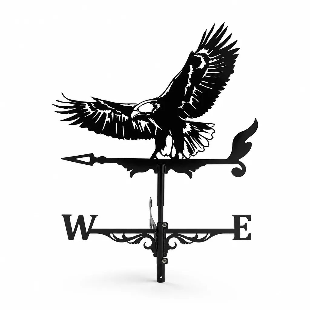 Stainless Steel Garden Figurine Top Weather Vane