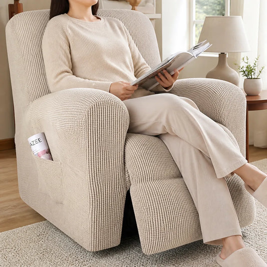 Stretch Jacquard Armchair Slipcover (Set of 2)